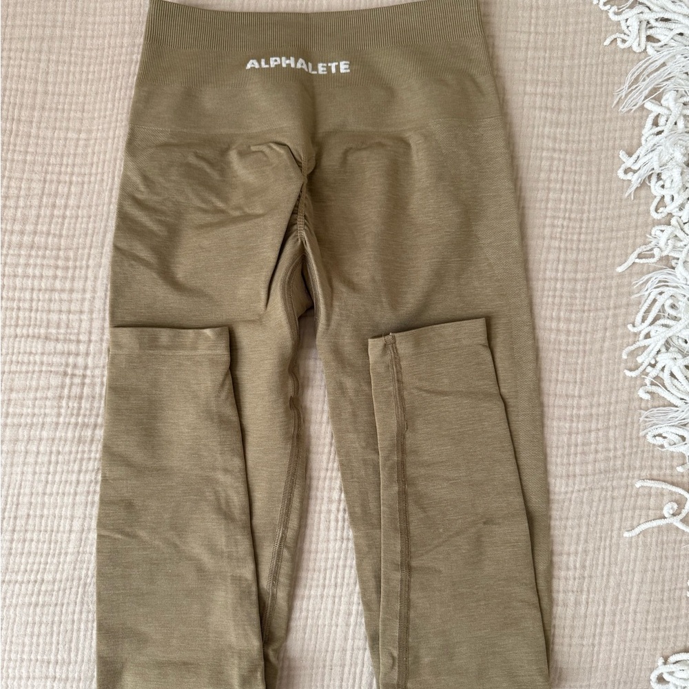 Alphalete Tan Amplify Leggings